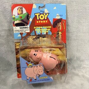 Vintage 1995 Toy‎ Story HAMM Pig with Pop Up Coin Action Figure